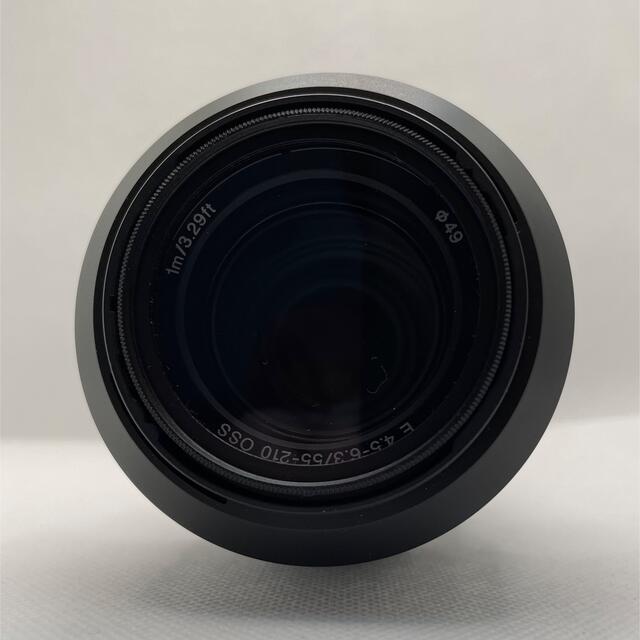 SONY(ソニー)のSEL55210レンズフィルター付き スマホ/家電/カメラのカメラ(レンズ(ズーム))の商品写真