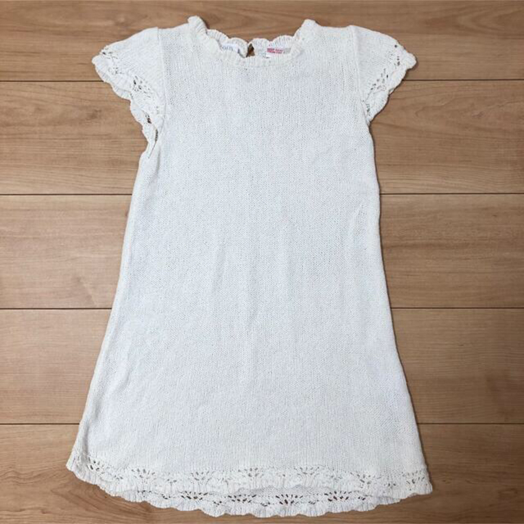 ZARA KIDS(ザラキッズ)のZARA kids ニット　ワンピース キッズ/ベビー/マタニティのキッズ服女の子用(90cm~)(ワンピース)の商品写真