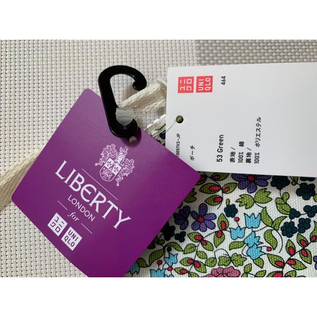 UNIQLO(ユニクロ)のLIBERTY UNIQLO コラボ　ポーチ レディースのファッション小物(ポーチ)の商品写真