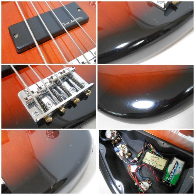 ★国産ハイエンドブランド Monn DJB-4 アクティブベース 楽器のベース(エレキベース)の商品写真