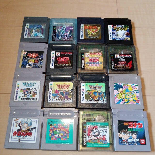 ゲームボーイカラー、ソフト16本セット