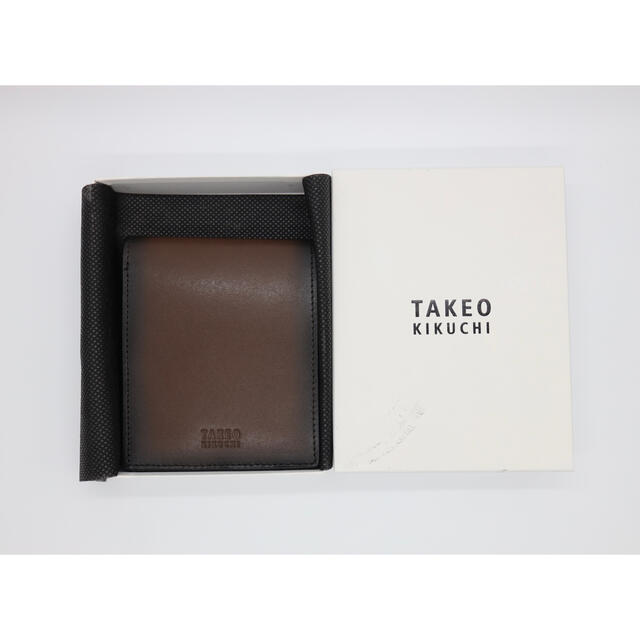 TAKEO KIKUCHI タケオキクチ メンズ 二つ折り財布 新品未使用品