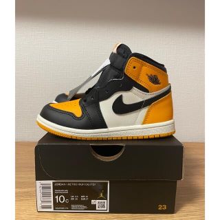 ナイキ(NIKE)のナイキ エアジョーダン1 ハイ OG タクシー　16㎝ 10C(スニーカー)