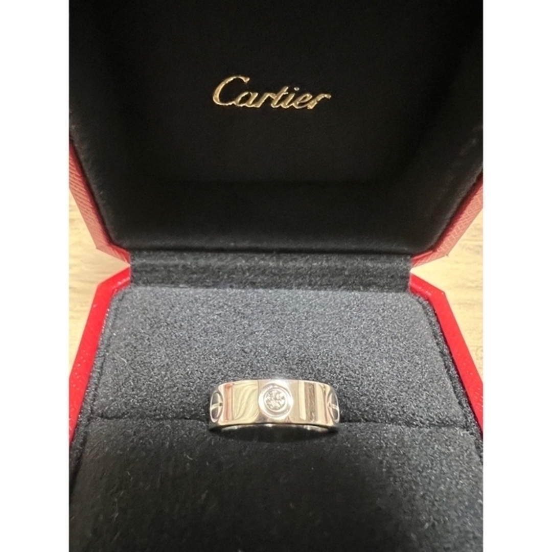 Cartier(カルティエ)のカルティエ　ラブリング　ダイヤ3個 レディースのアクセサリー(リング(指輪))の商品写真
