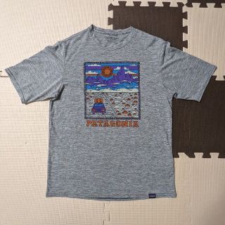 パタゴニア(patagonia)のメンズ キャプリーン クール デイリー グラフィック シャツ サイズS(Tシャツ/カットソー(半袖/袖なし))