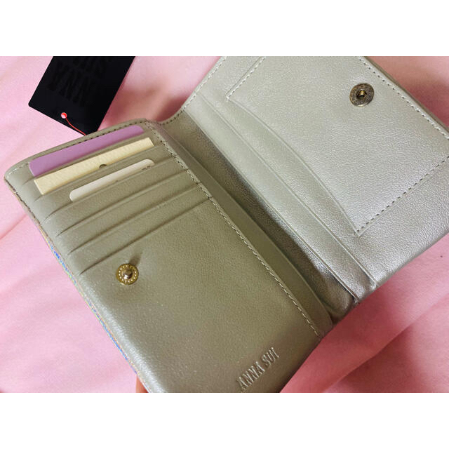 新品 展示品 タグ付き新品未使用 がま口 アナスイ 財布 ファンタジア