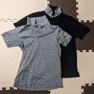 ムジルシリョウヒン(MUJI (無印良品))の無印良品＋ユニクロ ポロシャツ2枚セット サイズXS(ポロシャツ)
