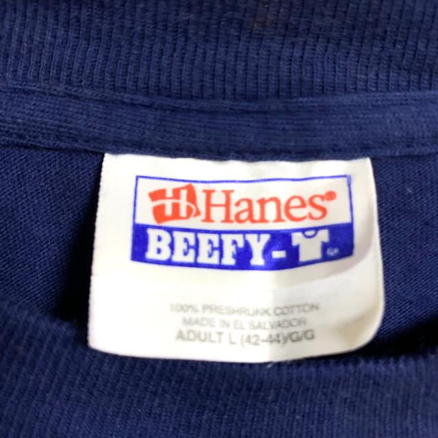 Hanes(ヘインズ)の90s Hanes ヘインズ 長袖Tシャツ ロンT タルサ空軍基地 BEEF-T メンズのトップス(Tシャツ/カットソー(七分/長袖))の商品写真