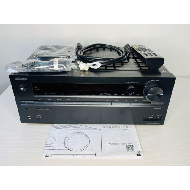 ONKYO(オンキヨー)の【美品・動作確認済】ONKYO AVアンプ TX-NR636(B) スマホ/家電/カメラのオーディオ機器(アンプ)の商品写真