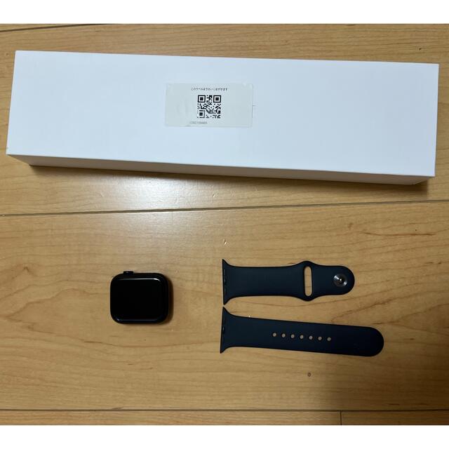 腕時計(デジタル)超美品！アップルウォッチ7 45mm ミッドナイトアルミニウム