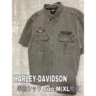 ハーレーダビッドソン(Harley Davidson)のHARLEY-DAVIDSON/ハーレーダビッドソン 半袖シャツ M(XL相当)(シャツ)