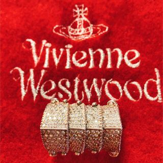 ヴィヴィアンウエストウッド(Vivienne Westwood)のヴィヴィアンウエストウッド　シルバー925製ディアマンテアーマーリング　サイズL(リング(指輪))