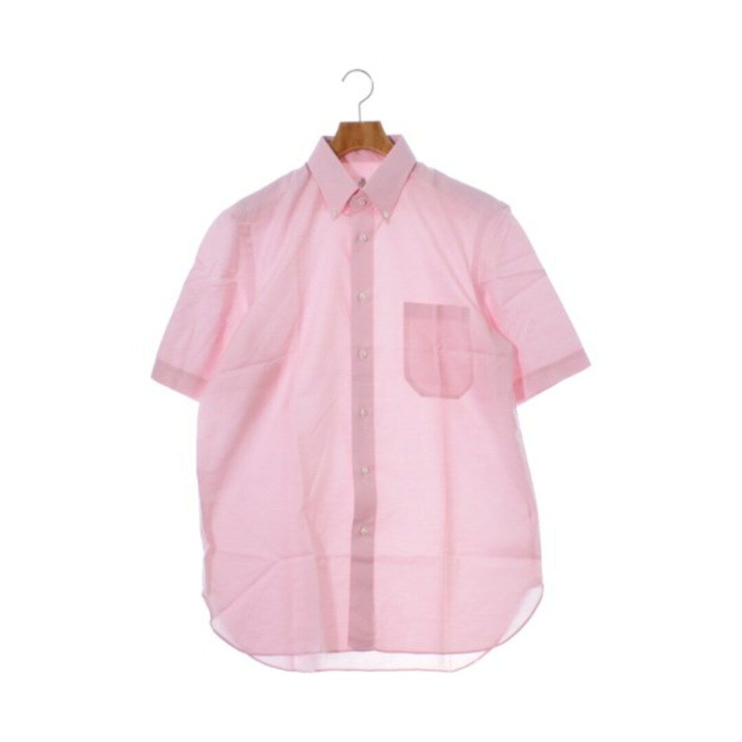 LUIGI BORRELLI ドレスシャツ 41(XL位) ピンク