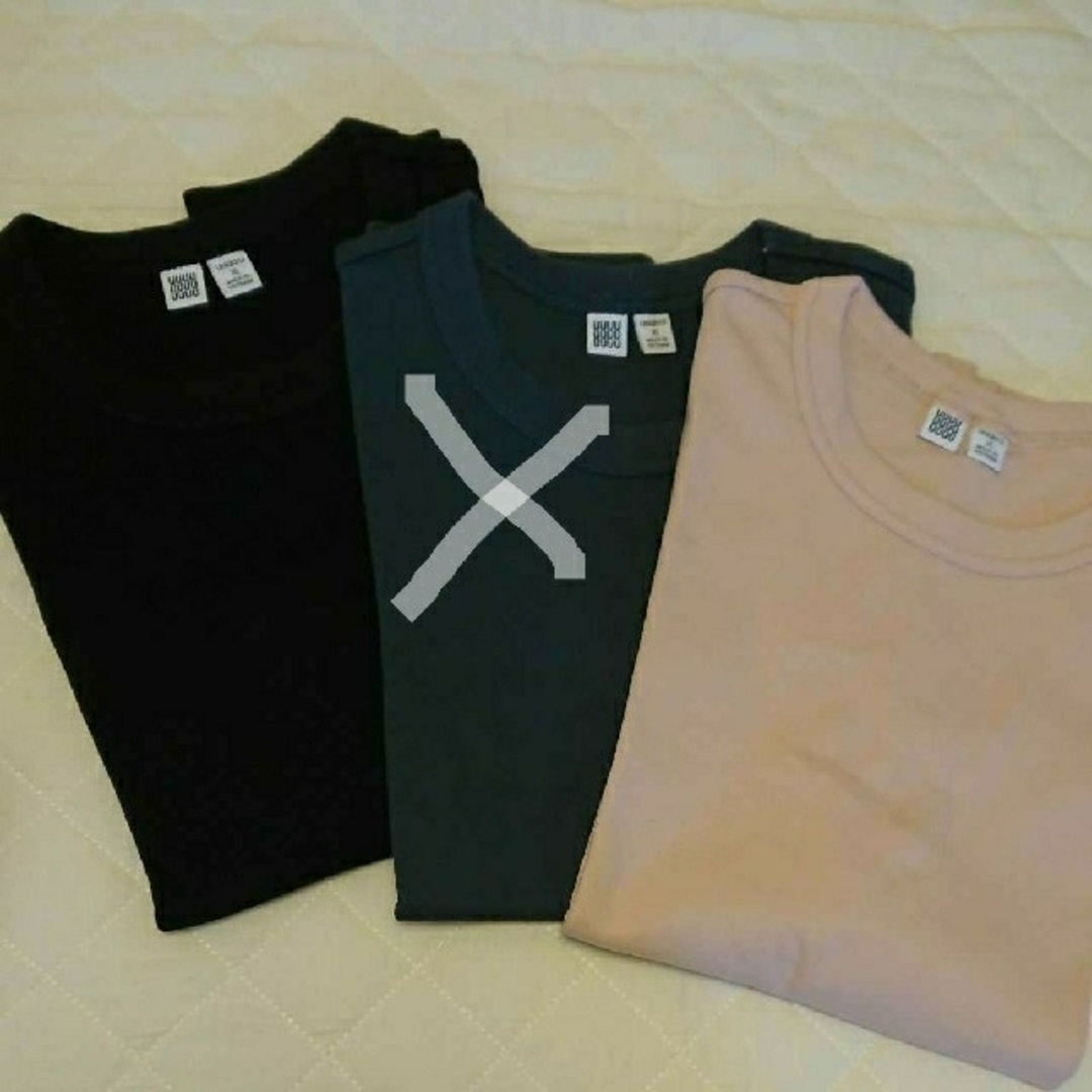 UNIQLO(ユニクロ)のユニクロＵ クルーネックＴ 2点セット レディースのトップス(Tシャツ(半袖/袖なし))の商品写真