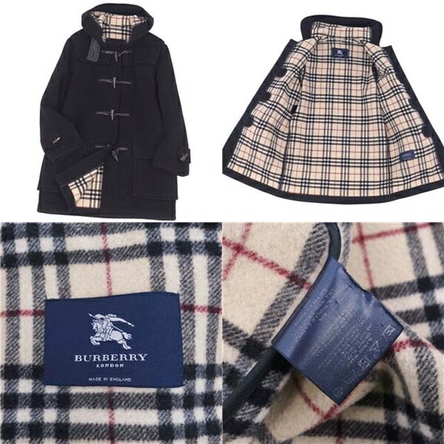 BURBERRY(バーバリー)のバーバリー ロンドン コート ウール ダッフルコート レディース 裏チェック レディースのジャケット/アウター(ブルゾン)の商品写真