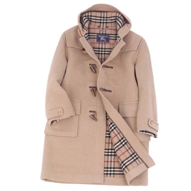 BURBERRY ダッフルコート 長袖 ノバチェック M-