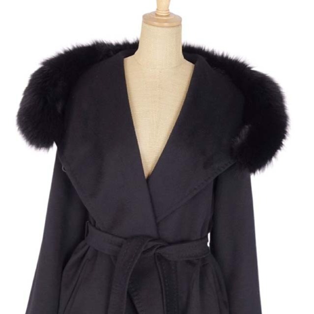 Max Mara - マックスマーラ コート ウール ラクーンファー Max Mara - マックスマーラ コート ウール ラクーンファー