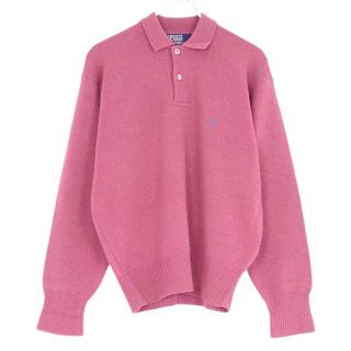 ポロラルフローレン(POLO RALPH LAUREN)の90's ポロラルフローレン ニット セーター プルオーバー 襟付き ウール(ニット/セーター)