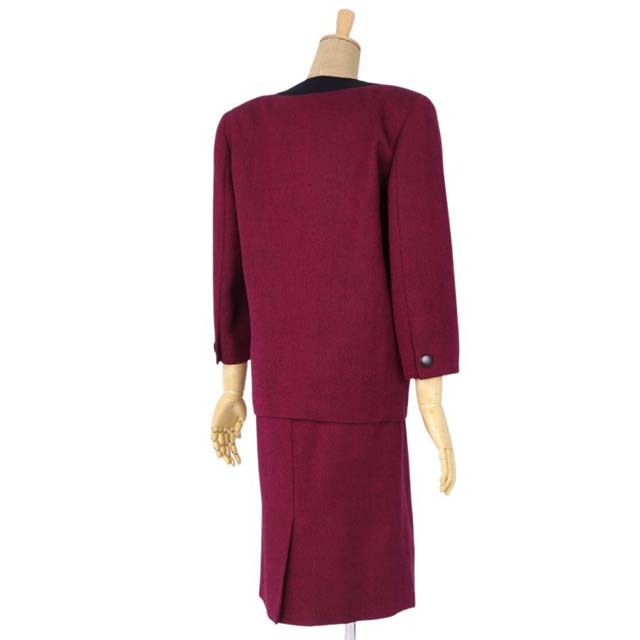 Christian Dior(クリスチャンディオール)のクリスチャンディオール セットアップ スカートスーツ ツイード ジャケット S レディースのフォーマル/ドレス(スーツ)の商品写真