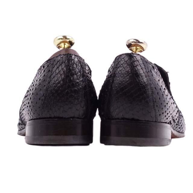 SAINT LAURENT - イヴサンローラン ローファー パイソンレザー SAINT LAURENT - イヴサンローラン ローファー パイソンレザー