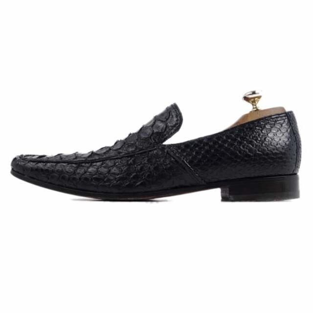 SAINT LAURENT - イヴサンローラン ローファー パイソンレザー SAINT LAURENT - イヴサンローラン ローファー パイソンレザー