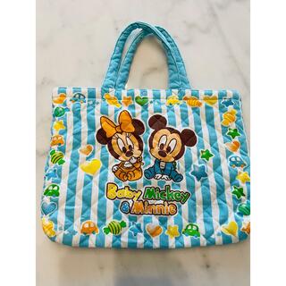 ディズニー(Disney)の園児用　児童手さげ袋　子供用バック　美品　ディズニー(トートバッグ)