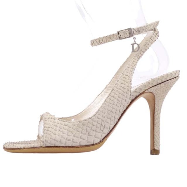 Christian Dior(クリスチャンディオール)のクリスチャンディオール シューズ パンプス パイソン レザー 本革 靴 レディースの靴/シューズ(ハイヒール/パンプス)の商品写真