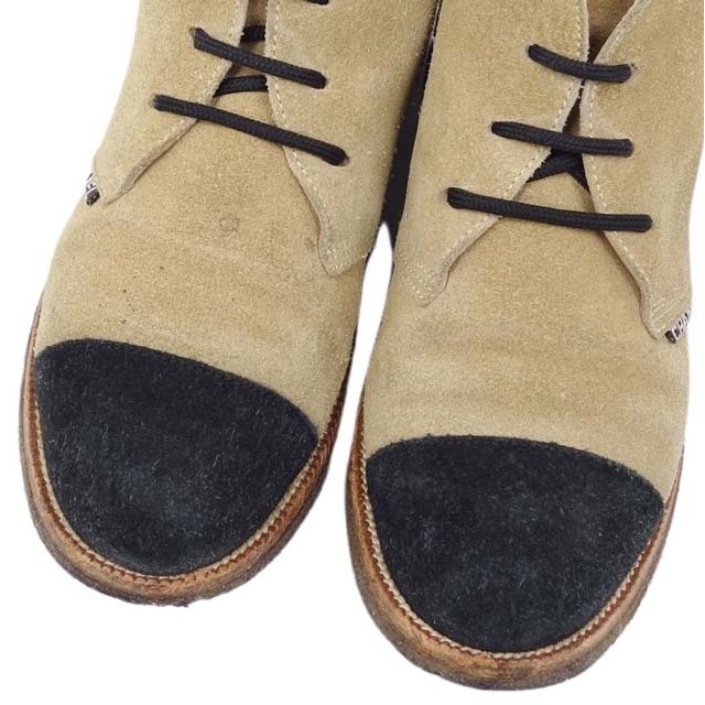 CHANEL(シャネル)のシャネル シューズ デザートブーツ スニーカー キャップトゥ バイカラー レディースの靴/シューズ(ブーツ)の商品写真