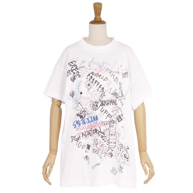 メゾンマルジェラ Tシャツ 20SS カットソー 1 総柄 コットン トップス | フリマアプリ ラクマ