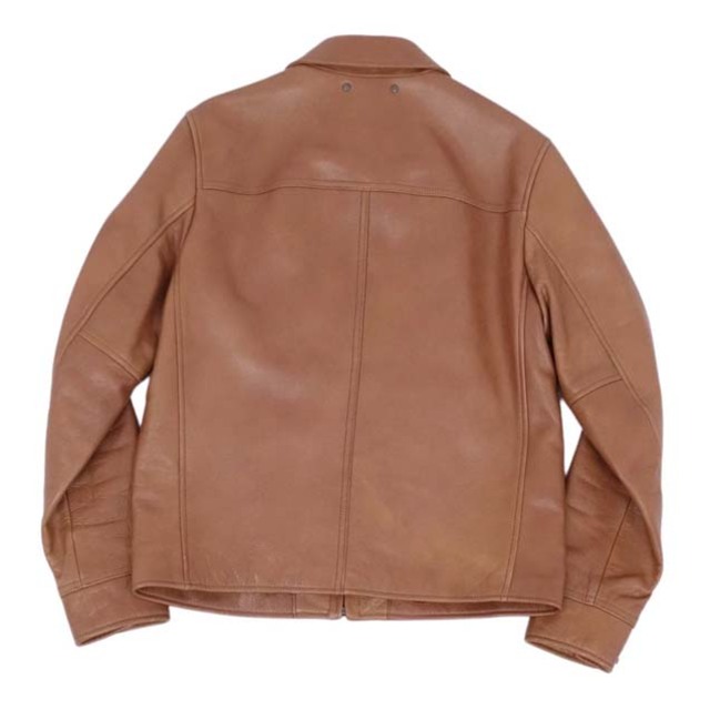 COACH - コーチ ジャケット カウレザー シングル メンズ ジップ COACH - コーチ ジャケット カウレザー シングル メンズ ジップ