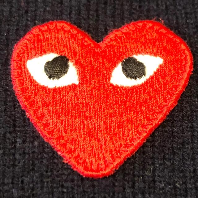 正規品特価 COMME PLAY COMME des GARCONS ハイネック ニット 刺繍の