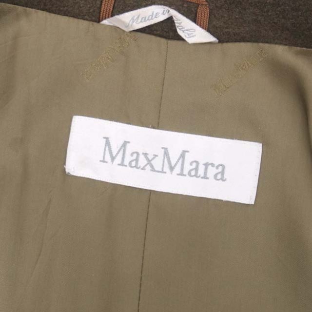 Max Mara(マックスマーラ)のマックスマーラ コート 白タグ ウール カシミヤ ロングコート オーバーサイズ レディースのジャケット/アウター(ブルゾン)の商品写真