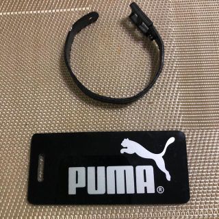 プーマ(PUMA)のネームプレート　PUMA 黒(その他)