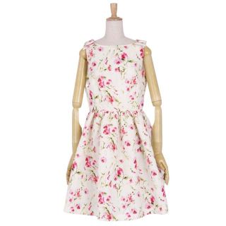 レッドヴァレンティノ(RED VALENTINO)のレッド ヴァレンティノ ワンピース ドレス 花柄 総柄 ノースリーブ レディース(ひざ丈ワンピース)