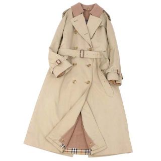 バーバリー(BURBERRY)のバーバリー コート 一枚袖 トレンチコート 英国製 ライナー 二枚襟 レディース(ブルゾン)