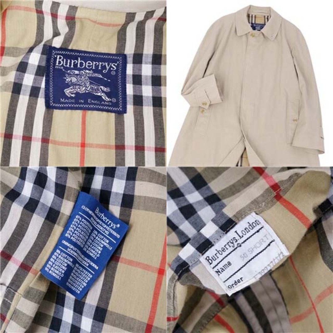 BURBERRY(バーバリー)のバーバリー コート 英国製 ステンカラーコート バルマカーン アウター メンズ メンズのジャケット/アウター(ステンカラーコート)の商品写真