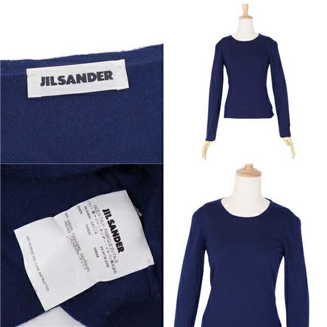 Jil Sander(ジルサンダー)のジルサンダー ニット セーター ロングスリーブ ハイゲージ カシミヤ トップス レディースのトップス(ニット/セーター)の商品写真