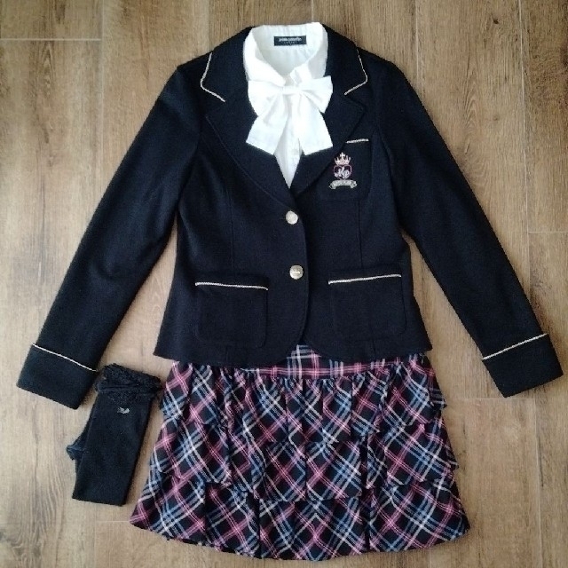 ポンポネット ジュニア フォーマルスーツ 卒業 卒服 チェック黒ピンク ポンポネット ジュニア フォーマルスーツ 卒業 卒服 チェック黒ピンク