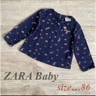 ザラキッズ(ZARA KIDS)のザラベビー★薄手カットソー　86(シャツ/カットソー)