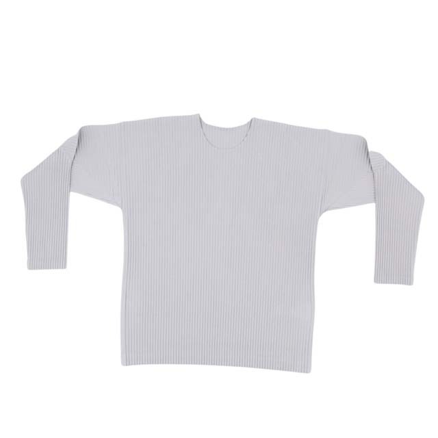 オムプリッセ イッセイミヤケ カットソー プリーツ 長袖 Tシャツ