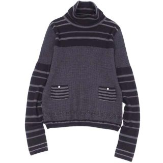 ブランド CHANEL - CHANEL カシミア ハイネック タートルネック ニット