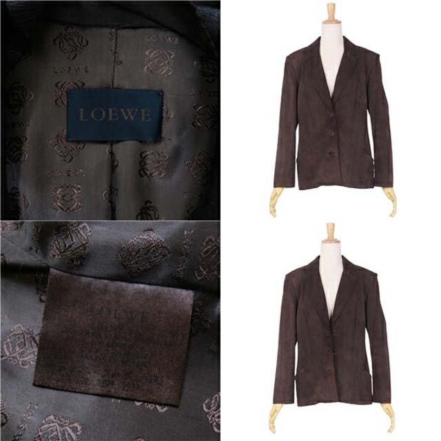 LOEWE - ロエベ ジャケット レザージャケット テーラード LOEWE - ロエベ ジャケット レザージャケット テーラード