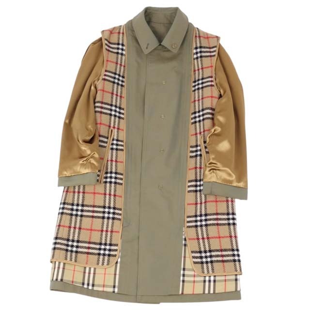 BURBERRY(バーバリー)のバーバリー 英国製 ステンカラーコート バルマカーン 綿100％ メンズ S メンズのジャケット/アウター(ステンカラーコート)の商品写真