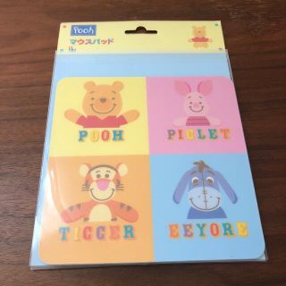 ディズニー(Disney)の【未使用】ディズニー プーさん マウスパッド(PC周辺機器)