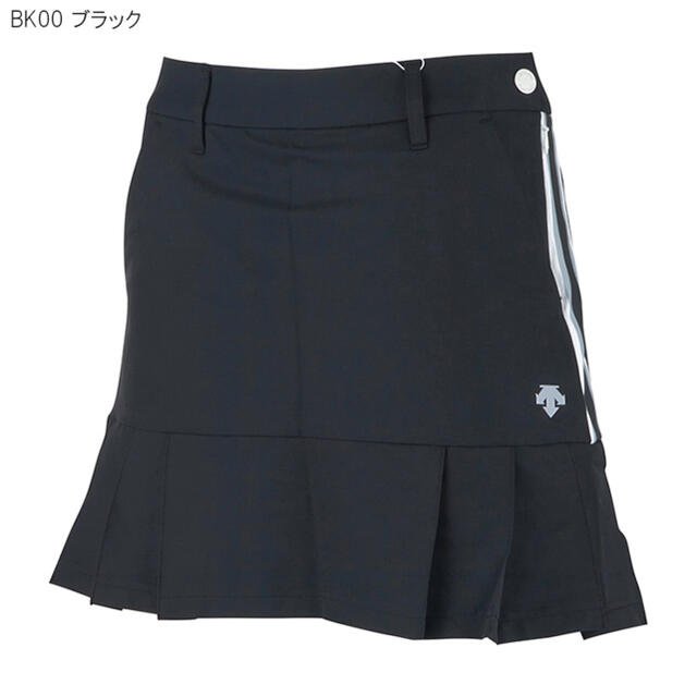 デサント　レディースゴルフウェア　スカート　インナーパンツ　夏　黒プリーツ　新品