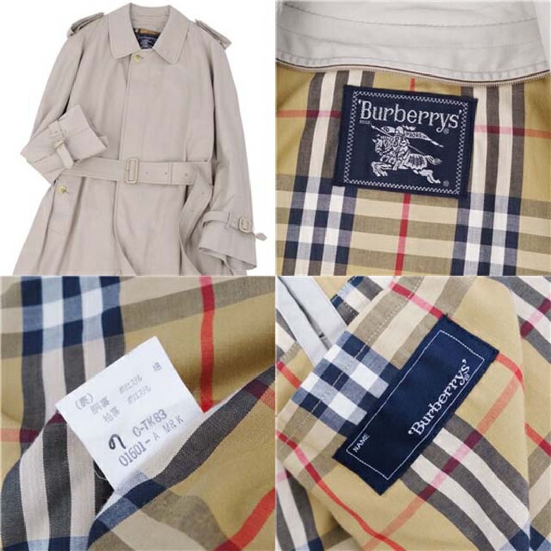 BURBERRY(バーバリー)のバーバリー コート シングル トレンチ ライダー メンズ コットン メンズのジャケット/アウター(ステンカラーコート)の商品写真