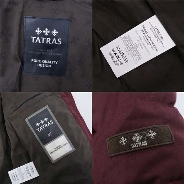 TATRAS(タトラス)のタトラス Rライン ジャケット ダウン フード付 DOMIZIANO メンズのジャケット/アウター(ステンカラーコート)の商品写真