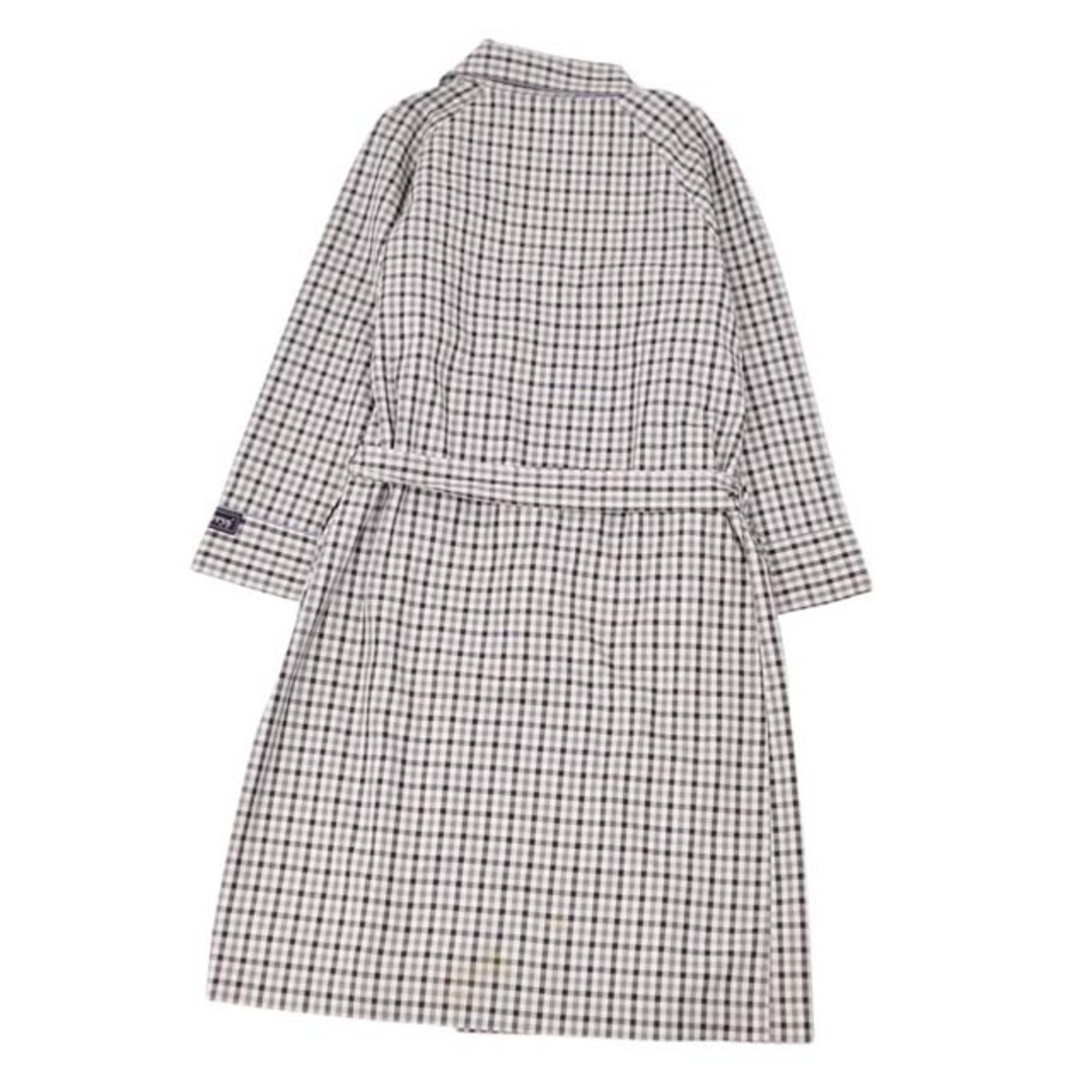 BURBERRY(バーバリー)のバーバリー ガウン コート チェック柄 コットン ベルト付 アウター メンズ M メンズのジャケット/アウター(ステンカラーコート)の商品写真