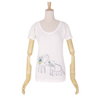 ステラマッカートニー(Stella McCartney)のステラマッカートニー Tシャツ カットソー プリント コットン 半袖 レディース(カットソー(半袖/袖なし))