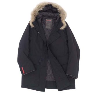 PRADA - プラダ スポーツ コート 中綿 裏キルティング ファー付き